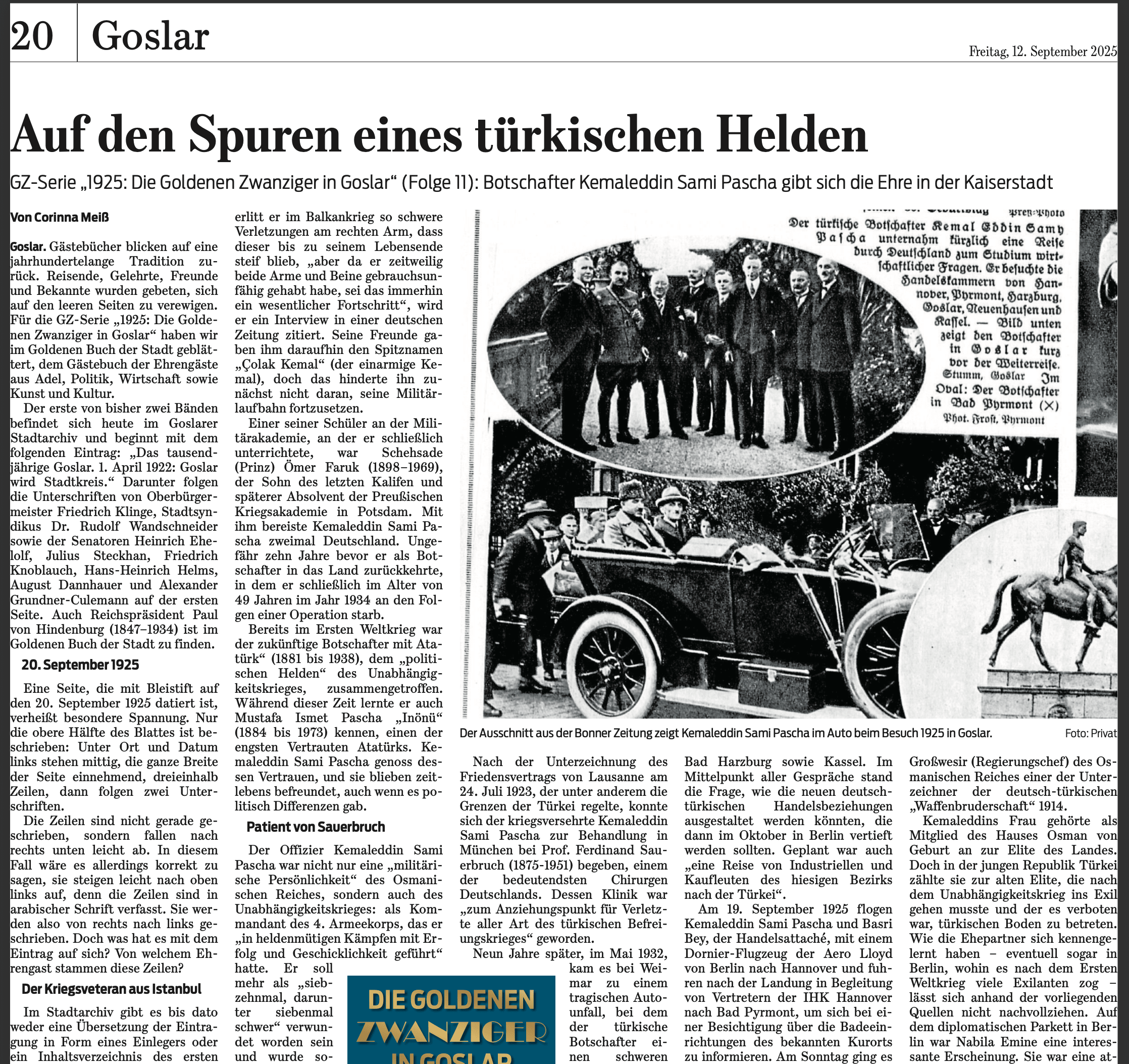 Arş. Gör. Dr. Semih Evciman tarafından Goslar Şehir Tarihi Üzerine Bir Araştırmaya Katkı