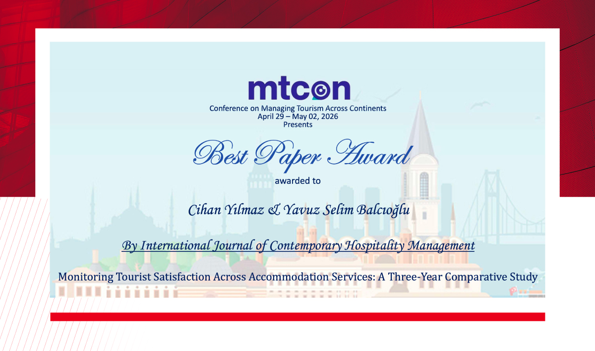 Doğuş Üniversitesi’ne MTCON2026’da En İyi Bildiri Ödülü